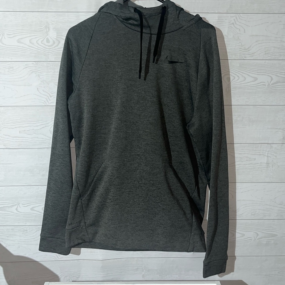 Small Gray Nike Dri Fit Hoodie